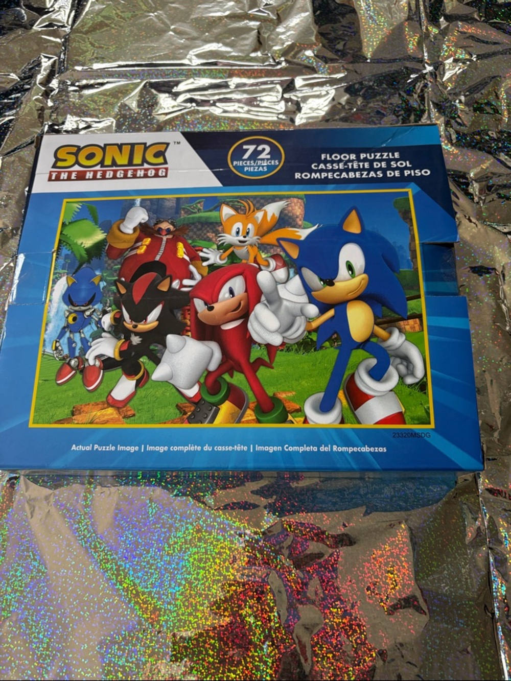 72-Piece Floor Puzzle - Blue has been open and used few times.